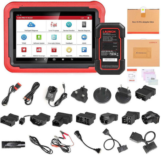 Launch Fahrzeugdiagnosewerkzeug OBD 2 mit WiFi Kompatibel mit Android