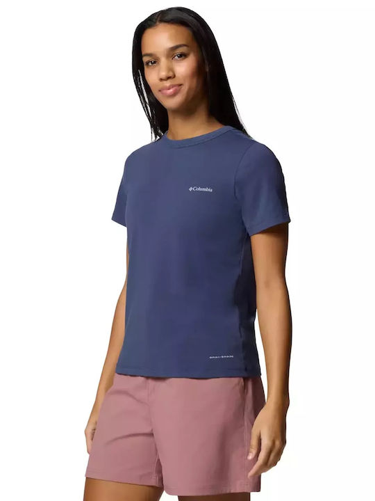 Columbia Sun Trek Women's T-shirt Blue