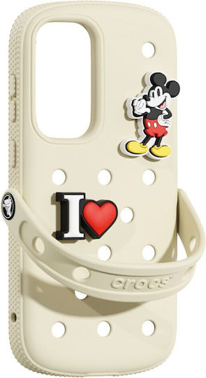 Samsung Crocs Case Back Cover Silicon Bone (Galaxy S25+)