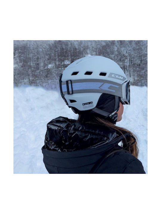 CGM Herren Ski & Snowboard Helm in Weiß Farbe