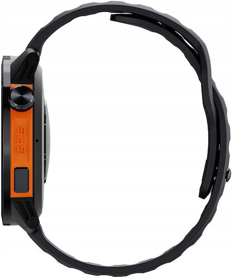 Kiano Watch Xtreme 46mm mit Pulsmesser (Schwarz)