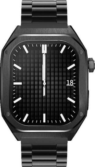 MaxCom FW65 Iron S 55mm Smartwatch with Heart Rate Monitor (Black)