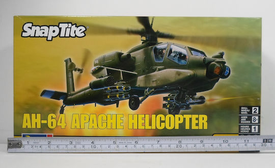 Revell 2015 Snaptite Ah-64 Apache Military Helicopter 1:72 # 85-1183 Model Kit