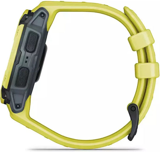 Garmin Instinct E 45mm Waterproof Smartwatch with Heart Rate Monitor (Electric Lime with Electric Lime Band)