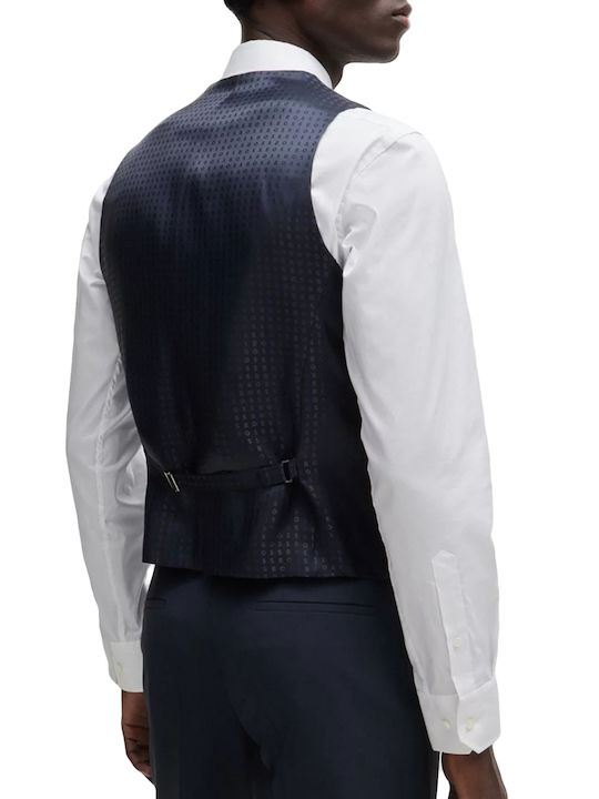 Hugo Boss Men's Vest Slim Fit Dark Blue