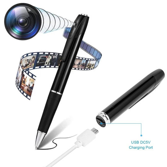 Spy Pen Camera Full Hd Iuni Px9 16gb Εγγραφή Ήχου-βίντεο Φωτογραφία