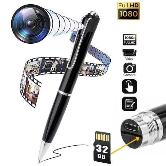 Cameră Spion Pix Full HD Iuni Px8 32GB Înregistrare Audio-Video