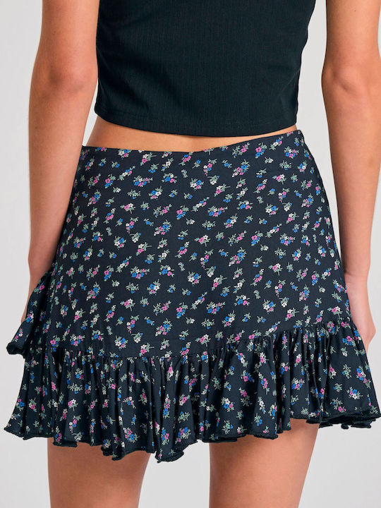 Mini Φούστα Floral Πολύχρωμη