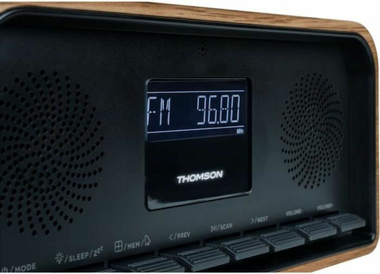 Thomson Vintage Cosy Retro Cu alimentare la rețea cu Bluetooth și USB Maro
