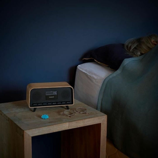 Thomson Vintage Cosy Retro Cu alimentare la rețea cu Bluetooth și USB Maro