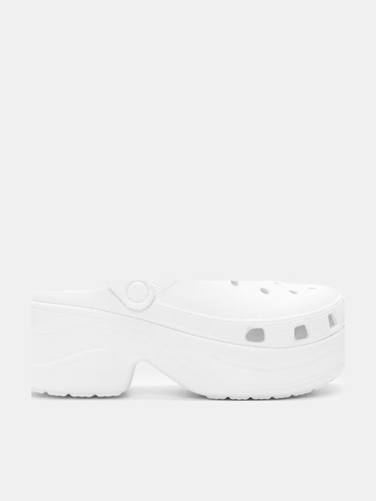 Luigi Damen Clogs Weiß