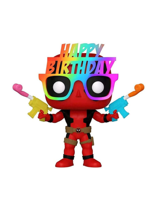 Funko Поп! Marvel: Birthday Glasses Deadpool Клатеща се глава Специално издание