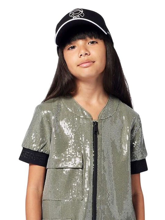 Karl Lagerfeld Kids' Hat Jockey Fabric Black