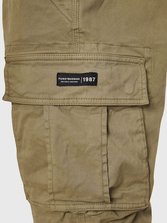 Trousers Cargo in Regular Fit Khaki
