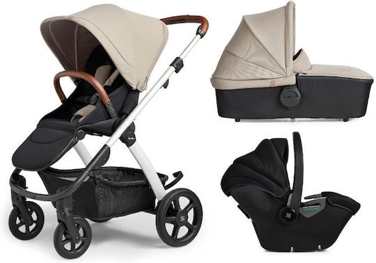 Silver Cross Tide Verstellbar 2 in 1 Baby Kinderwagen Geeignet für Neugeborene Stone 10.7kg