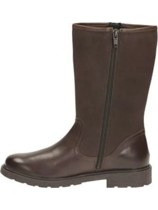 Ines Rain Lederne Kinderstiefel Braun