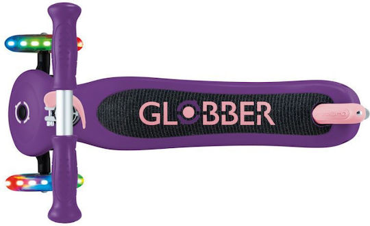 Globber Παιδικό Πατίνι Primo Lights Τρίτροχο με Led Φωτισμό Μωβ