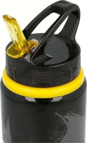 Stor Kids Water Bottle Batman Aluminium with Screw Cap Non Spill Black 730ml