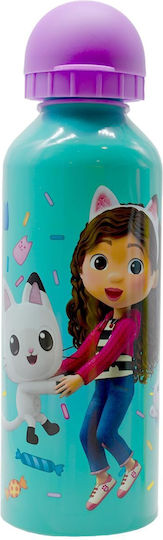 Stor Kinder Trinkflasche Set aus Aluminium Gabby 600ml