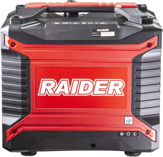 Raider RD-GG10 Silent Generator Suitcase Inverter Gasoline Four-stroke with Handle and Maximum Power 2.5kVA