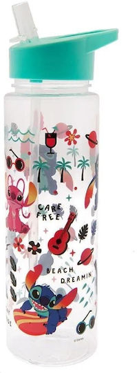 Pyramid International Παιδικό Παγούρι Lilo & Stitch Πλαστικό με Καλαμάκι 700ml (Διάφορα Σχέδια/Χρώματα)