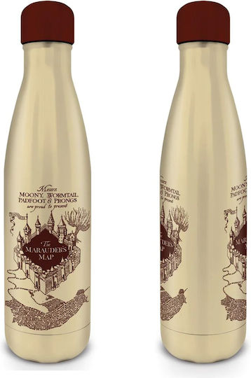 Pyramid International Παιδικό Παγούρι Harry Potter με Βιδωτό Καπάκι Non Spill Μπεζ 540ml