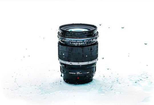 Olympus Φωτογραφικός Φακός M.Zuiko Digital ED Σταθερός για Olympus 4/3 Mount Μαύρος