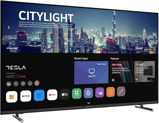 Tesla Смарт Телевизор 43" 4K UHD Edge LED Series 6 HDR (2025)