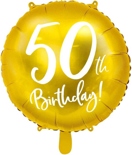 Balloon Foil Round Gold 45cm