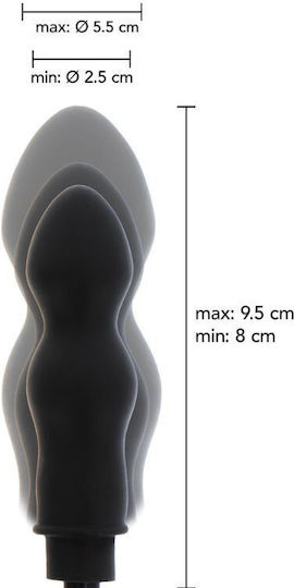 Hidden Desire Πρωκτικό Dildo Μαύρο