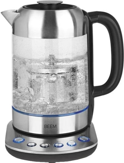 Beem Teatime II Βραστήρας 1.7lt 2200W Ασημί