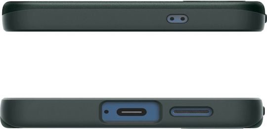 Spigen Thin Fit Mag Back Cover Silicone / Plastic 1.55mm Green (Galaxy S25)