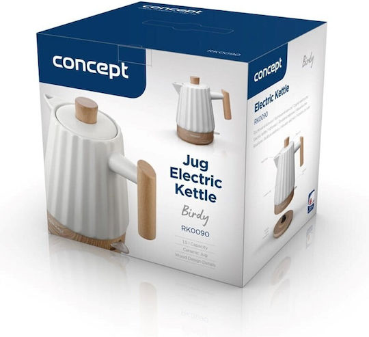 Concept Βραστήρας 1.5lt 1500W Λευκός