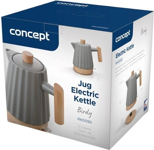 Concept Βραστήρας 1.5lt 1500W Dark Gray