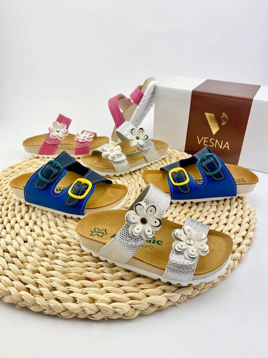 Vesna Children's Beach Shoes Silver