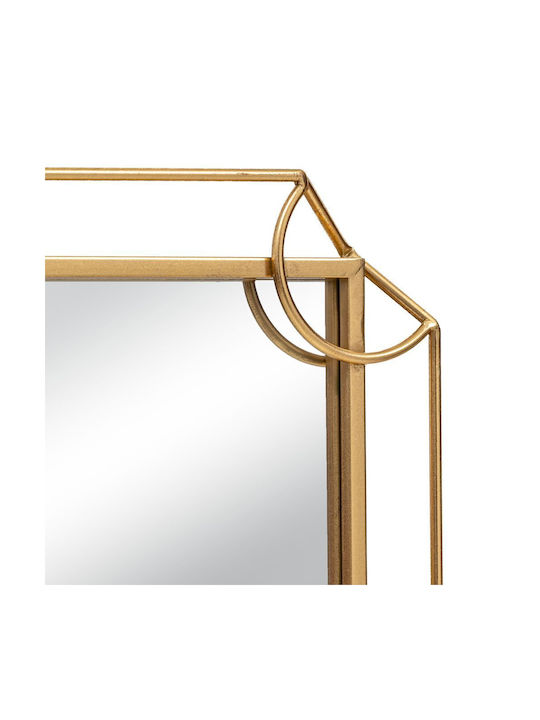 Iliadis Wandspiegel mit Gold Metallisch Rahmen 90x60cm 1Stück