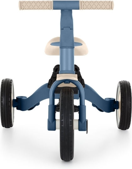 Petite & Mars Turbo Tricicletă Pentru Copii Cu Mâner Pentru Părinți 5 În 1 Pentru 18 Luni Albastră