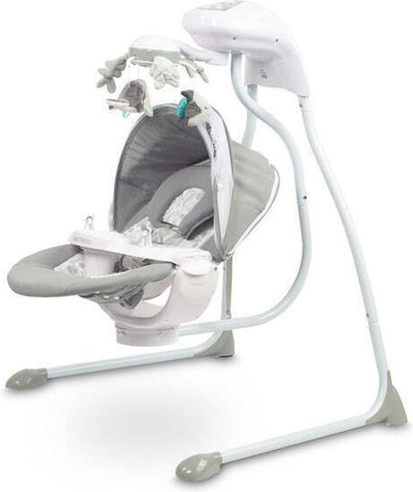 Caretero Electric Relax pentru Bebeluși Leagăn Raffi cu Muzică Grafit pentru Copil până la 12kg