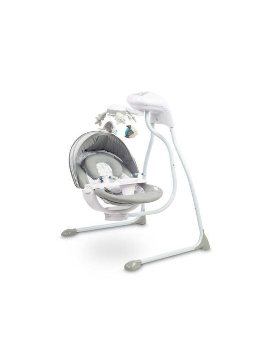 Caretero Electric Baby Relax Swing Raffi with Music Graphite for Child up to 12kg