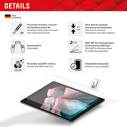 Displex Hybrid 0.3mm Tempered Glass (Galaxy Tab A9+ / Galaxy Tab A11+)