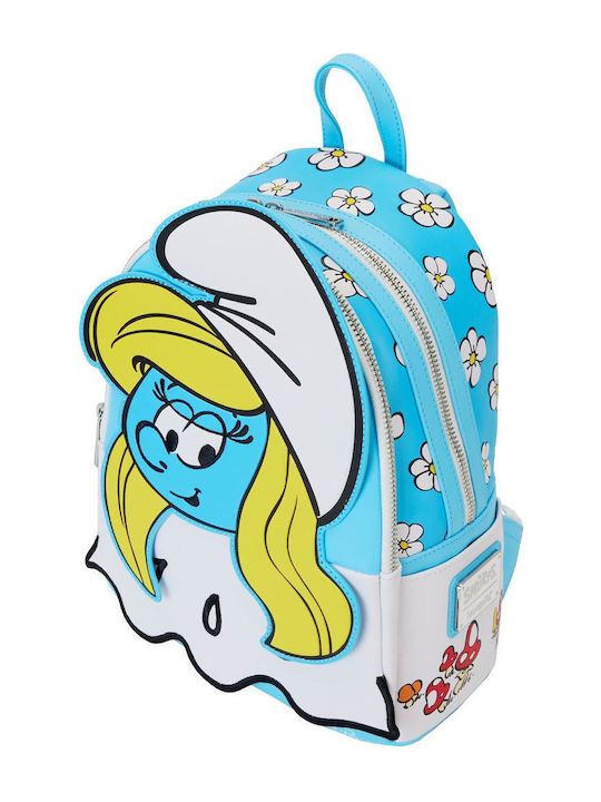 Loungefly The Smurfs Smurfette Schulranzen Rucksack Kindergarten Hellblau