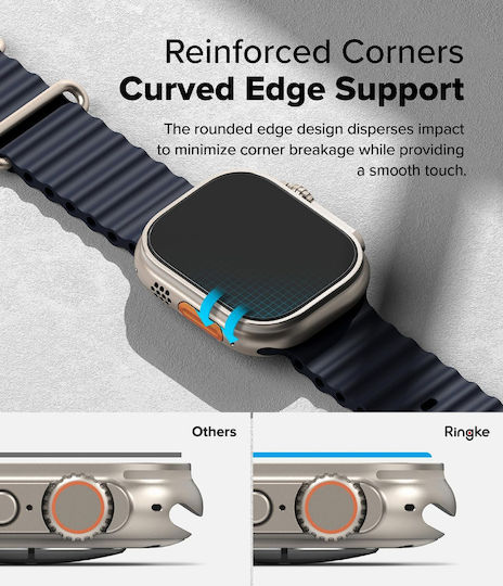 Ringke Easy Slide Tempered Glass pentru Apple Watch Ultra 49mm - Ceas Apple Ultra 49mm 1buc