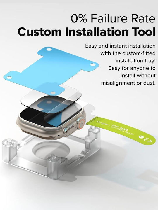 Ringke Easy Slide Gehärtetes Glas für das Apple Watch Ultra 49mm 1Stück