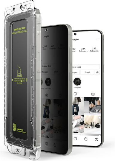 Ringke Privacy Tempered Glass 2τμχ (Galaxy S25+)