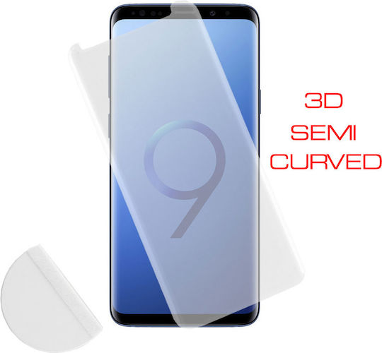 G960 Gehärtetes Glas Schwarz (Galaxy S9)