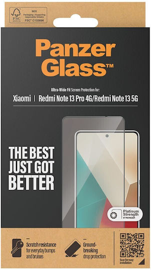 PanzerGlass Full Face Tempered Glass Black (Xiaomi Redmi Note 13 Pro, Xiaomi Redmi Note 13 5G)