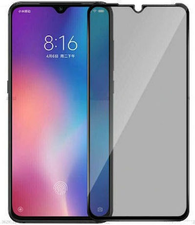 Privacy Tempered Glass Screen Protector 9H Full Cover for Xiaomi Redmi A3 4G Black Edges