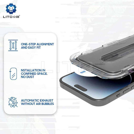 Lito Privacy Tempered Glass (iPhone 15 Plus / 16 Plus)