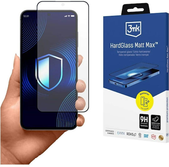 3MK HardGlass Max Matte Full Face Tempered Glass (Galaxy S25)