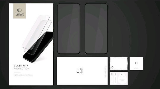 Tech-Protect FIT+ Full Glue Закалено Стъкло 2 Бр. (Motorola Moto G15 / G15 Power / G05 / E15 / G17 / G17 Power)